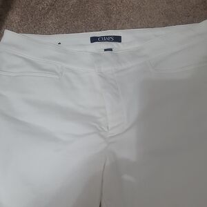 Chaps Classic White Trousers